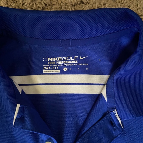 Nike Golf Tour Performance Blue with White Stripes - Picture 3 of 5